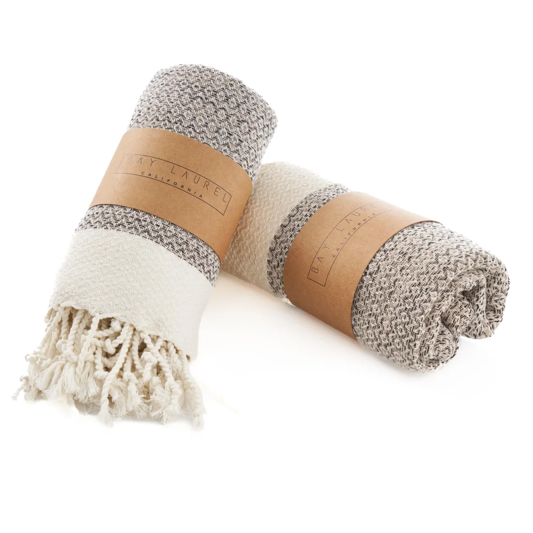 Turkish Hand Towel in Beige, Diamond 15 × 26 in pack shot