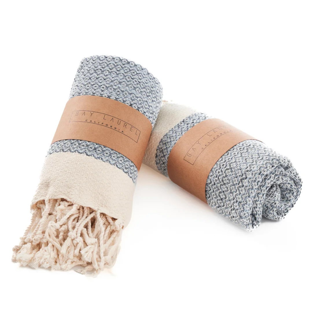 Turkish Hand Towel in Light Blue, Diamond 15 × 26 in pack shot
