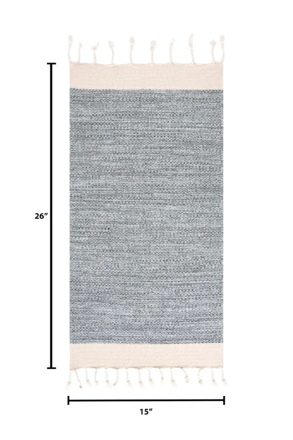 Turkish Hand Towel in Mint, Diamond 15 × 26 in, view 5