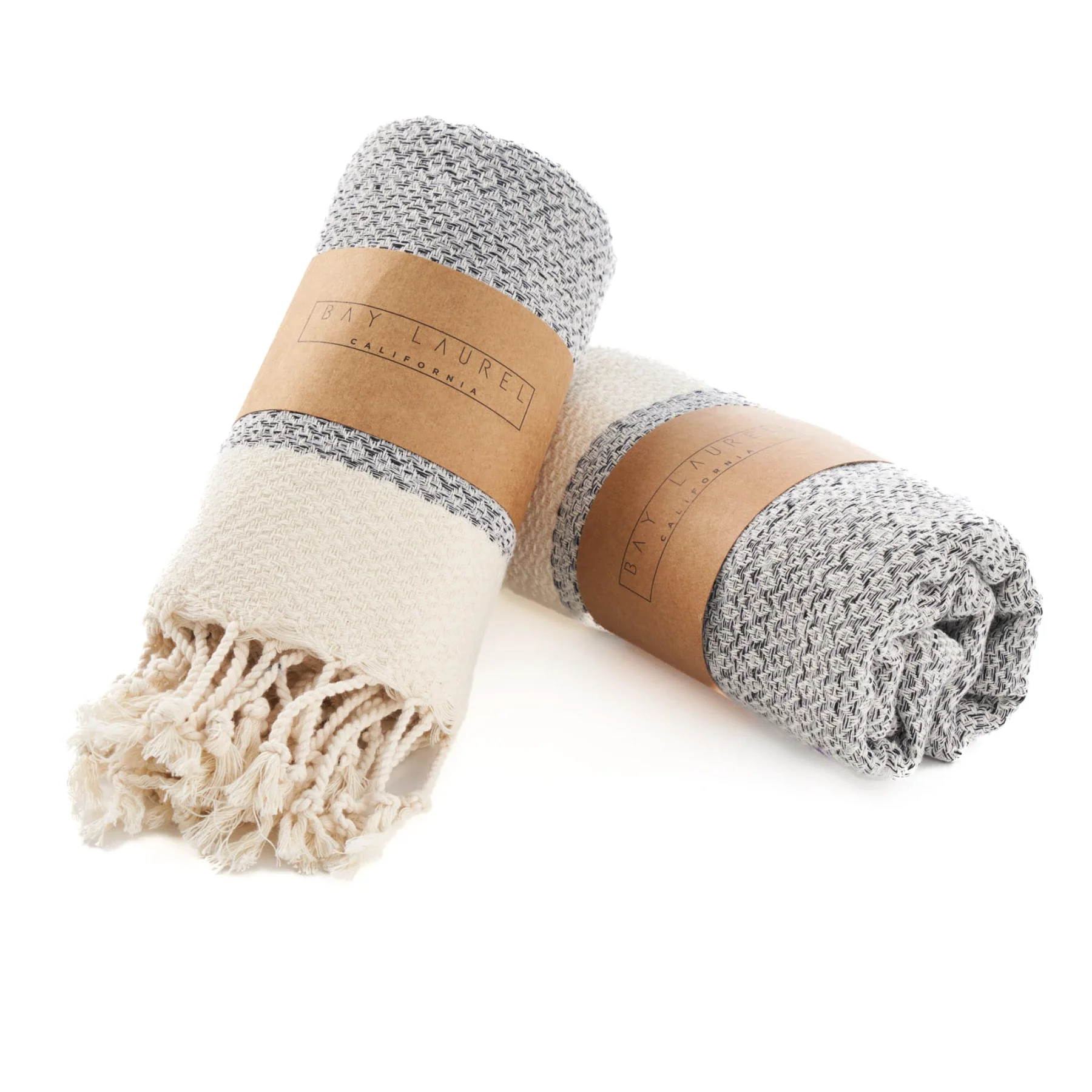 Turkish Hand Towel in Gray, Diamond 15 × 26 in pack shot