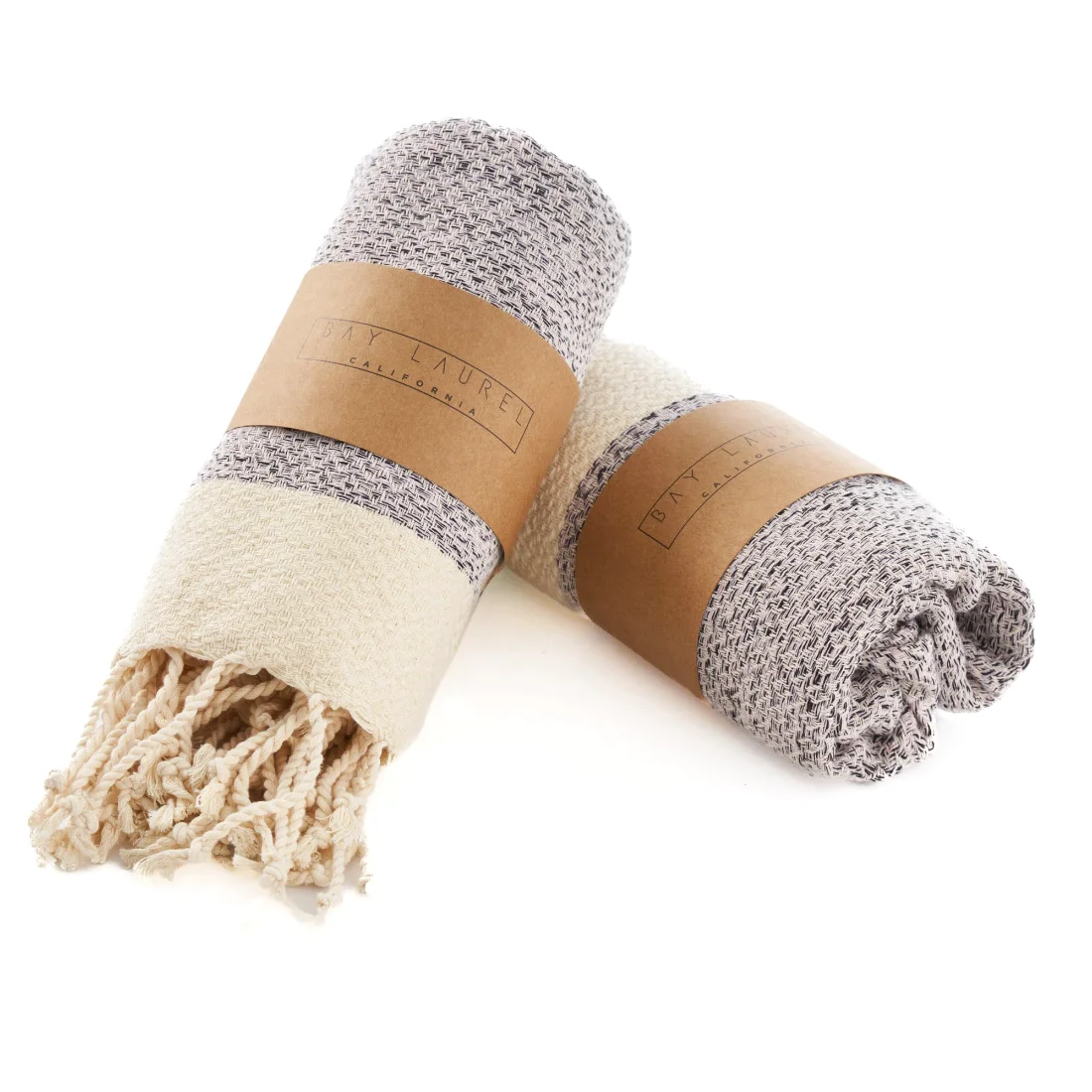 Turkish Hand Towel in Blush Pink, Diamond 15 × 26 in pack shot